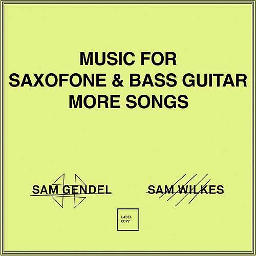 Music for Saxofone & Bass Guitar More Songs