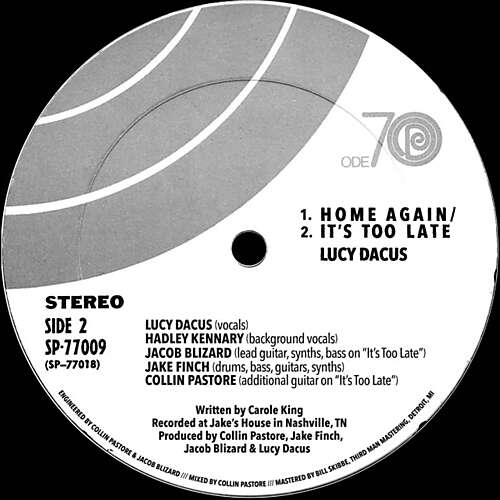 Home Again / It's Too Late