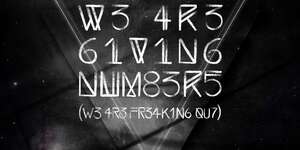 We Are Giving Numbers