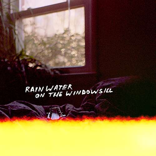 rainwater on the windowsill