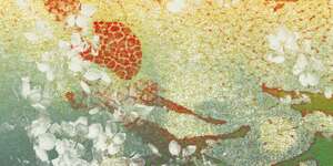 Floating World Pictures with Ocean Moon