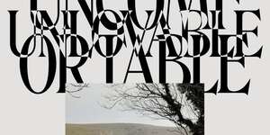 Uncomfortable/Unlovable