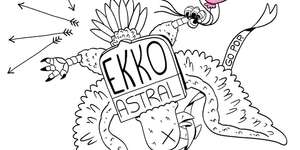 pink balloons: popped